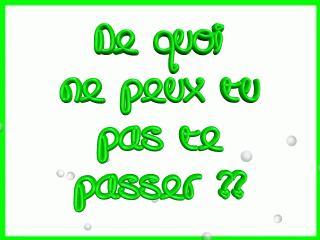 de quoi
